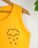 تاپ زنانه حلقه ای چاپی ابر - Image 4