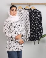 شومیز نخی طرح دار - Image 2