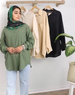 شکت ساده زنانه لینن اسلب - Image 2