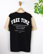 تی شرت آستین کوتاه یقه گرد مردانه تکه دوزی 0414 - Image 2