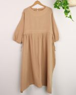 پیراهن زنانه کمر گتر دبل فیس 0312 - Image 13