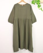 پیراهن زنانه کمر گتر دبل فیس 0312 - Image 4