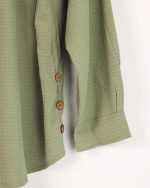 شومیز زنانه اطلسی بغل دکمه 0309 - Image 10