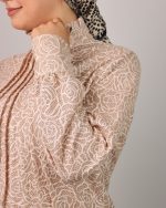 شومیز زنانه یقه پیلی دانتل 0304 - Image 3