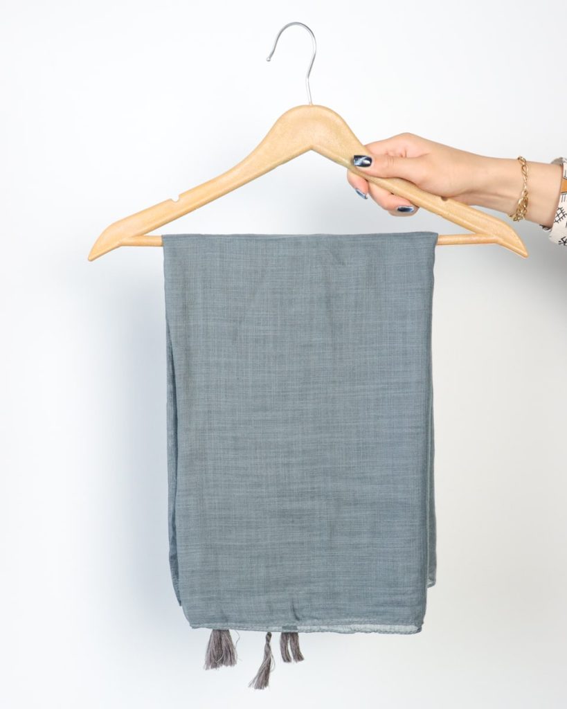 شال لینن ساده 0316 - Image 5