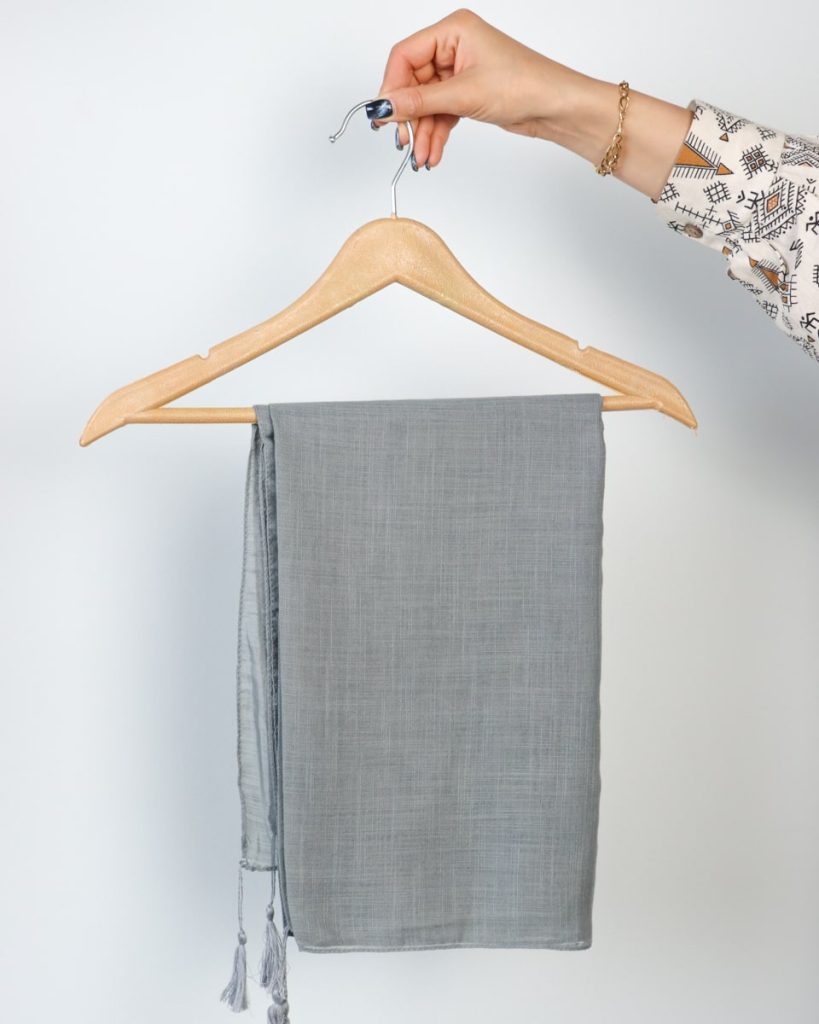 شال لینن ساده 0316 - Image 6