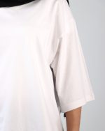 تی شرت لانگ دورنگ زنانه 0310 - Image 4