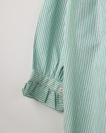 شومیز جلو چین راه راه زنانه 0323 - Image 11