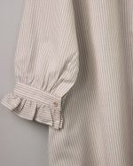شومیز جلو چین راه راه زنانه 0323 - Image 5
