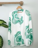 تونیک زنانه ساتن ابر و بادی 0331 - Image 3