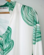 تونیک زنانه ساتن ابر و بادی 0331 - Image 4