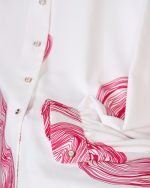 تونیک زنانه ساتن ابر و بادی 0331 - Image 2