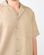 ست پیراهن یقه انگلیسی و شلوارک بیسکوییتی 0305 - Image 4