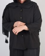 شکت یقه چین لینن اسلب زنانه 0450