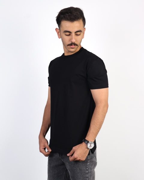 تی شرت آستین کوتاه یقه گرد بیسیک مردانه 0454