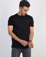تی شرت آستین کوتاه یقه گرد بیسیک مردانه 0454 - Image 2