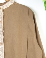 شومیز پشت پیلی ساده زنانه 0445 - Image 5