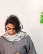 شال زنانه منگوله دار چاپی 0615 - Image 3