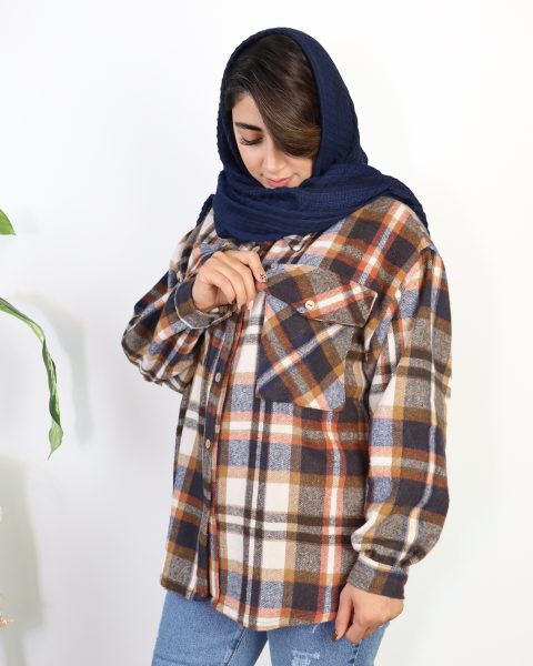 شومیز چهارخانه پشمی 0645