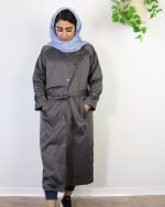 بارانی یقه ایستاده تنسل 0647 - Image 2