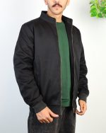 کاپشن کتان کمرکش مردانه 0650 - Image 6