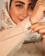 شومیز کتان پاییزه بغل دکمه 0634 - Image 3