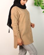 شومیز مانتویی زنانه 0681 - Image 4