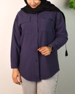 شومیز مانتویی زنانه 0680