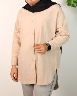 شومیز مانتویی زنانه 0681 - Image 5