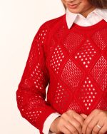 بلوز بافت زنانه سلوا 0678 - Image 8