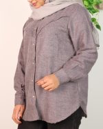 شکت پشمی ساده زنانه 0712 - Image 4