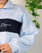 ست دورس و شلوار دورنگ زنانه 0715 - Image 3