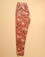شلوار راحتی مخمل طرحدار زنانه 0720 - Image 10