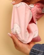 شلوار راحتی مخمل طرحدار زنانه 0720 - Image 2