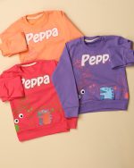 بلوز آستین بلند پنبه ای بچه گانه(peppa) 0751