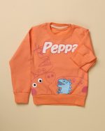 بلوز آستین بلند پنبه ای بچه گانه(peppa) 0751 - Image 4