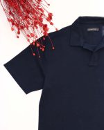 پولوشرت پنبه ای سرمه ای مردانه 0791 - Image 3
