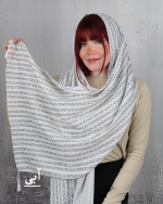 شال طرح 2 چاپی تافته بيوتی زنانه 0830 - Image 3