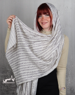شال طرح 2 چاپی تافته بيوتی زنانه 0830 - Image 4