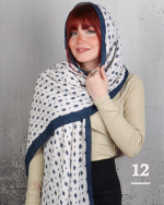 شال طرح 1 چاپی تافته بيوتی زنانه 0829 - Image 5