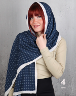 شال طرح 1 چاپی تافته بيوتی زنانه 0829 - Image 10