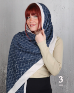 شال طرح 1 چاپی تافته بيوتی زنانه 0829 - Image 2