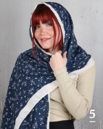 شال طرح 1 چاپی تافته بيوتی زنانه 0829 - Image 11