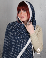 شال طرح 1 چاپی تافته بيوتی زنانه 0829 - Image 12