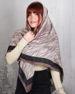 روسری طرح دار زنانه 0831 - Image 3