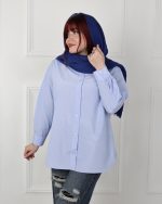 شوميز زنانه راه راه نخی 0835 - Image 8