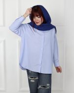 شوميز زنانه راه راه نخی 0835 - Image 7