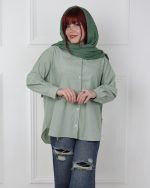شوميز زنانه راه راه نخی 0835 - Image 5