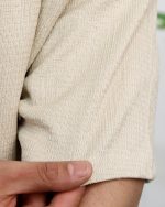 تیشرت يقه گرد بيسكوييتی مردانه 0840 - Image 5