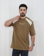 تی شرت آستين كوتاه يقه گرد مردانه 0839 - Image 4